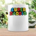 Super-Daddio Funny Gamer Dad Fathers Day Video Game Lover Coffee Mug Gifts ideas
