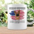 Usa Us Flag 4Th Of July Fathers Day German Shepherd Dad Coffee Mug Gifts ideas