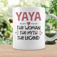 Yaya Grandma Gift Yaya The Woman The Myth The Legend Coffee Mug Gifts ideas