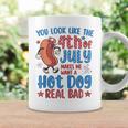 You Look Like 4Th Of July Makes Me Want A Hot Dog Real Bad V8 Coffee Mug Gifts ideas