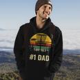 1 Dad Disc Golf Gift Number One Father Frisbee Golfing Disk Hoodie Lifestyle