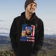 4Th Of July Vaccinated Intoxicated Usa Abe Lincoln Hoodie Lifestyle