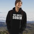 90 Days Sober - 3 Months Sobriety Accomplishment Hoodie Lifestyle