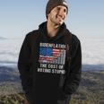 American Flag With Inflation Graph Funny Biden Flation Hoodie Lifestyle