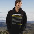Armstrong Name Gift Armstrong Facts Hoodie Lifestyle