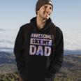 Awesome Like My Dad Matching Fathers Day Family Kids Tie Dye Hoodie Lifestyle