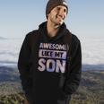 Awesome Like My Son Matching Fathers Day Family Kid Tie Dye Hoodie Lifestyle