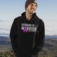 Breast Cancer Husband Awareness Husband Of A Warrior Hoodie Lifestyle