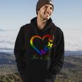 Butterfly Heart Rainbow Love Is Love Lgbt Gay Lesbian Pride Hoodie Lifestyle