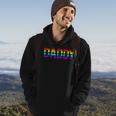 Daddy Gay Pride Month Lgbtq Fathers Day Rainbow Flag Queer Hoodie Lifestyle