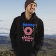 Daddy Of The Birthday Girl Pink Donut Bday Party Hoodie Lifestyle