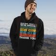 Dear Dad Great Job Were Awesome Thank You Father Hoodie Lifestyle