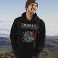 Embrace Neurodiversity Funny V2 Hoodie Lifestyle