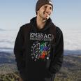 Embrace Neurodiversity Funny V5 Hoodie Lifestyle