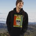 Ewings Sarcoma Warrior Skull Women Vintage Yellow Ribbon Ewings Sarcoma Ewings Sarcoma Awareness Hoodie Lifestyle