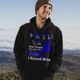 Fasd Dad Most People Never Meet Their Hero I Raised Mine Blue And Grey Ribbon Fetal Alcohol Spectrum Disorder Fetal Alcohol Spectrum Disorder Awareness Hoodie Lifestyle