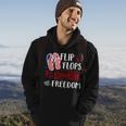 Flip Flops Fireworks And Freedom 4Th Of July V2 Hoodie Lifestyle