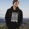 Freedom Convoy 2022 In Support Of Truckers Mandate Freedom Hoodie Lifestyle