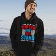 Funny Alcohol United We Keg Stand Patriotic 4Th Of July Hoodie Lifestyle