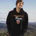 Funny May Contain Rum Drink Alcoholic Beverage Rum Hoodie Lifestyle