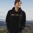 Gay Pride Design With Lgbt Support And Respect You Belong Hoodie Lifestyle