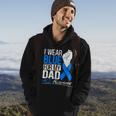 I Wear Blue For My Dad Als Awareness Supporter Warrior Hoodie Lifestyle