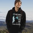 Its Not How Deep You Fish Its How You Wiggle Your Worm Hoodie Lifestyle