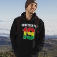 Juneteenth 19 Jersey Black American Freedom Juneteenth Hoodie Lifestyle