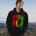 Juneteenth Is My Independence Day 4Th July Black Afro Flag Hoodie Lifestyle