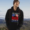 Just A Regular Dad Trying Not To Raise Liberals Voted Trump Hoodie Lifestyle