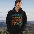 Legend Since June 1970 52Nd Birthday Gifts Idea 52 Years Old Hoodie Lifestyle