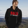 Mens Bald Beautiful Funny Graphic Hoodie Lifestyle