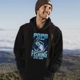 Mens Popo Is My Name Fishing Is My Game Fathers Day Gifts Hoodie Lifestyle