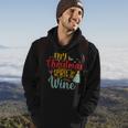 My Christmas Spirit Is Wine Funny 555 Shirt Hoodie Lifestyle