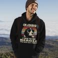 Of Course I Talk To My Beagle Funny Vintage 56 Beagle Dog Hoodie Lifestyle