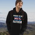 Proud To Be His Father Gender Identity Transgender Hoodie Lifestyle