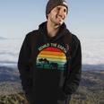 Rewild The Earth Animal Forest Earth Day Hoodie Lifestyle