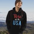 Rose In The Usa Cute Drinking 4Th Of July Hoodie Lifestyle