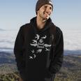 Soul Road With Flying Birds Hoodie Lifestyle