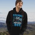 Stepdad Of The Birthday Boy Matching Family Video Game Party Hoodie Lifestyle