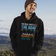 The Real Parts Of The Boat Rowing Gift Hoodie Lifestyle