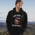 They Hate Us Cuz They Aint Us Bald Eagle Funny 4Th Of July Hoodie Lifestyle
