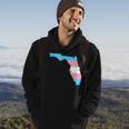 Trans Flag Florida - Lgbt Pride Support Hoodie Lifestyle