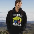 Ultra Maga Joe Biden Pro Trump Gift Hoodie Lifestyle