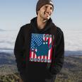 Ultra Maga Madafakas Cat American Flag Hoodie Lifestyle