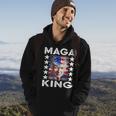 Ultra Mega King Trump Vintage American Us Flag Anti Biden Hoodie Lifestyle