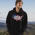 Usa American Flag United States Of America 4Th Of July Hoodie Lifestyle