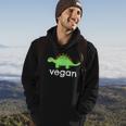 Vegan Dinosaur Green Save Wildlife Hoodie Lifestyle