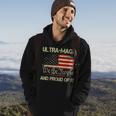Vintage Ultra Maga And Proud Of It We The People Usa Flag Hoodie Lifestyle