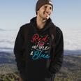 Wine Lover 4Th July Red Wine And Blue Hoodie Lifestyle